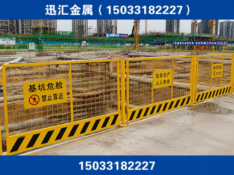 深州市基坑护栏展示图